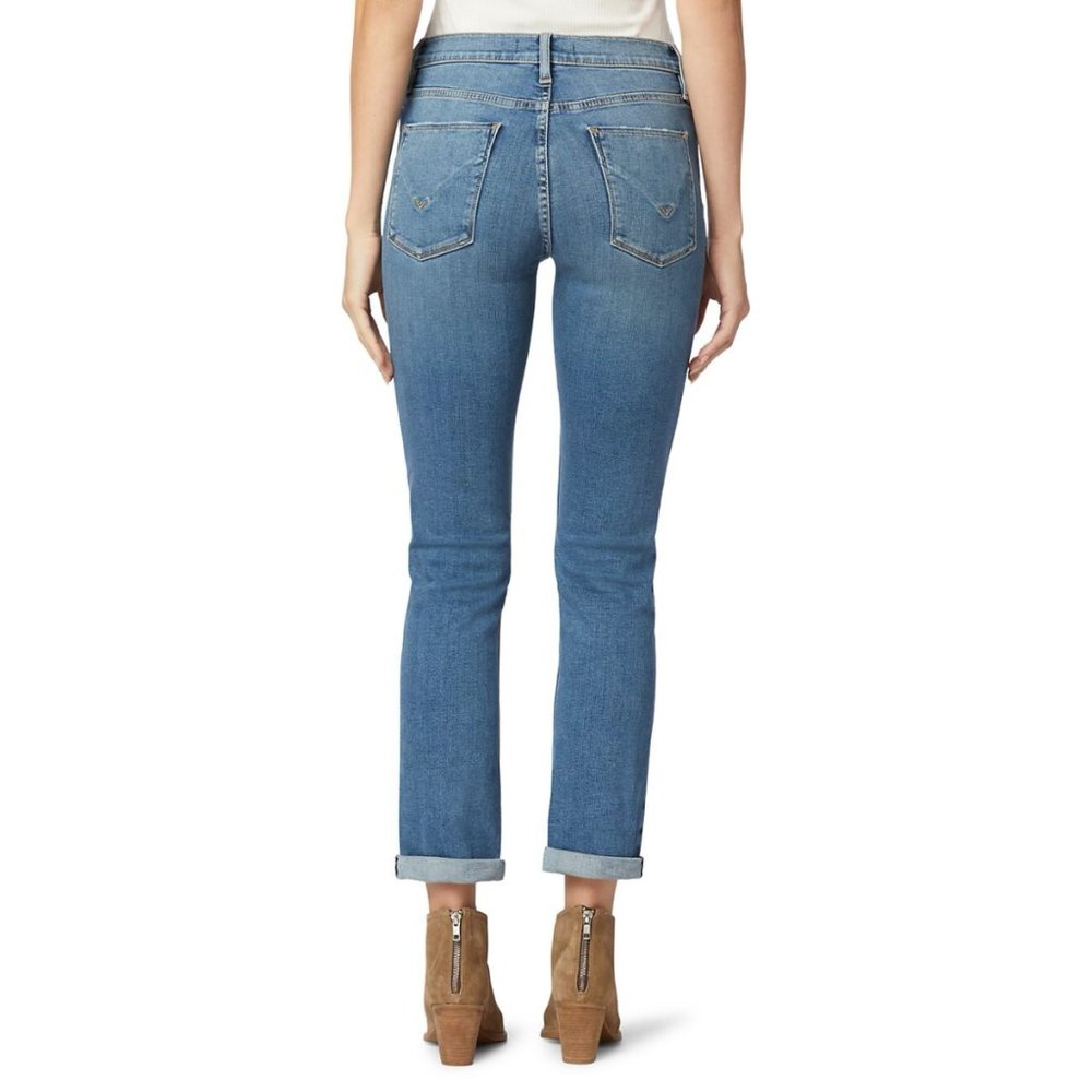 Hudson Nico Mid-Rise Slim Straight Crop Jeans 25 - Picture 11 of 12